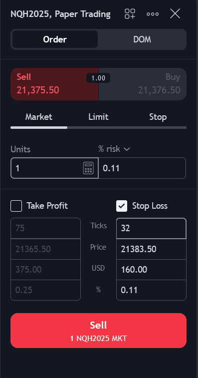 Setting Stop Loss / Take Profit inside the order book - Ironbeam ...